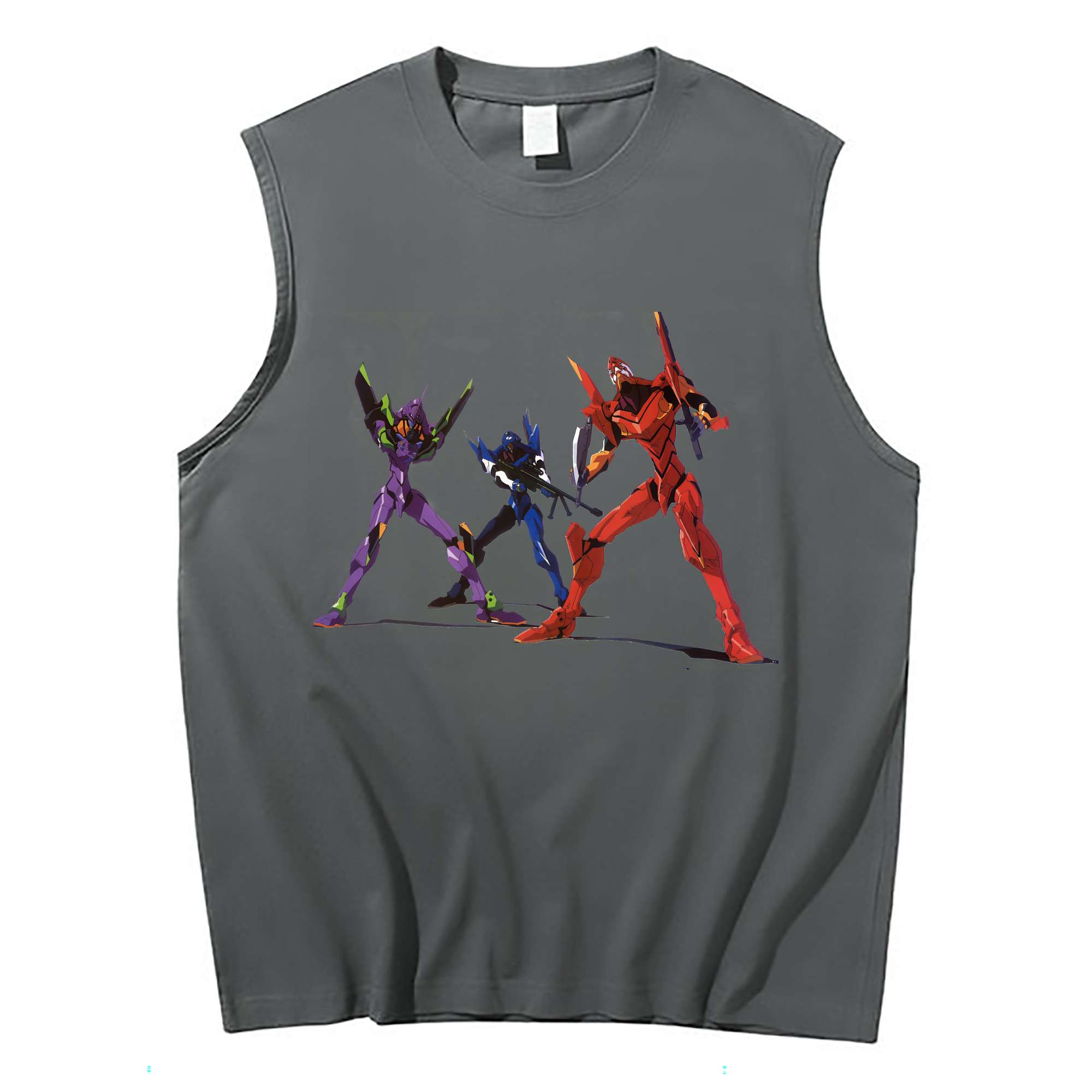 （画像用） EVA 新世紀エヴァンゲリオン コットン100％タンクトップ（フロントプリント）